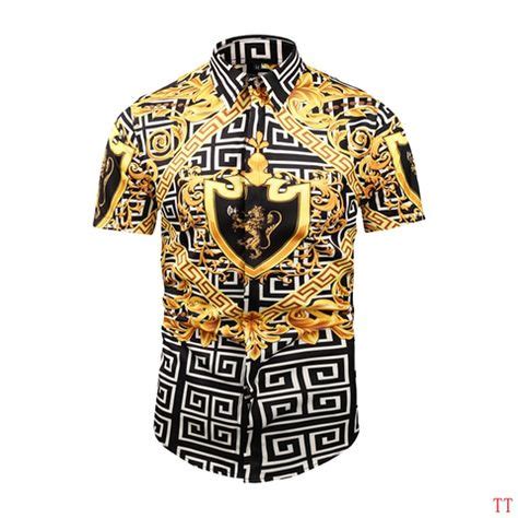 fake versace button up shirt|big and tall versace shirts.